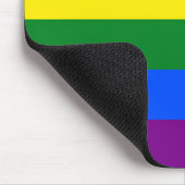 Die Farben des Regenbogens Mousepad (Ecke)