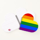 Die Farben des Regenbogens Notizblock (Innenseite)