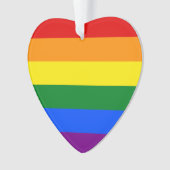Die Farben des Regenbogens Ornament (Vorderseite)