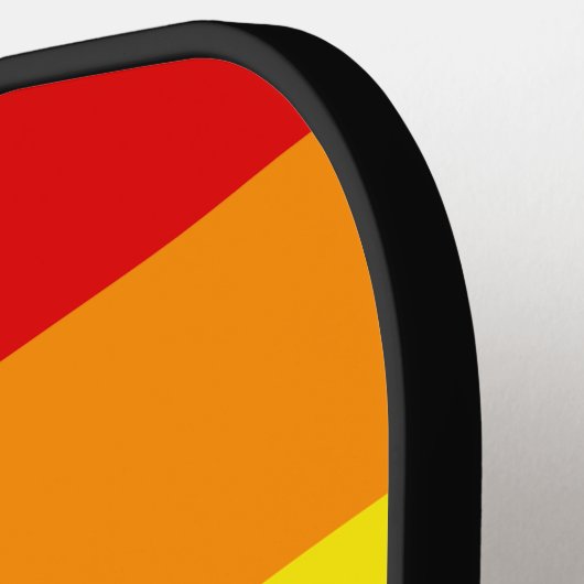Die Farben des Regenbogens Pickleball Schläger (Linke Seite)