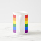 Die Farben des Regenbogens Porzellantasse (Rückseite)