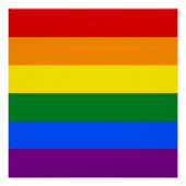 Die Farben des Regenbogens Poster (Vorderseite)