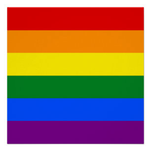 Die Farben des Regenbogens Poster