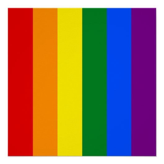 Die Farben des Regenbogens Poster (Vorderseite)