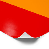 Die Farben des Regenbogens Poster (Ecke)