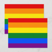 Die Farben des Regenbogens Postkarte (Vorne/Hinten)