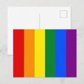 Die Farben des Regenbogens Postkarte (Vorne/Hinten)