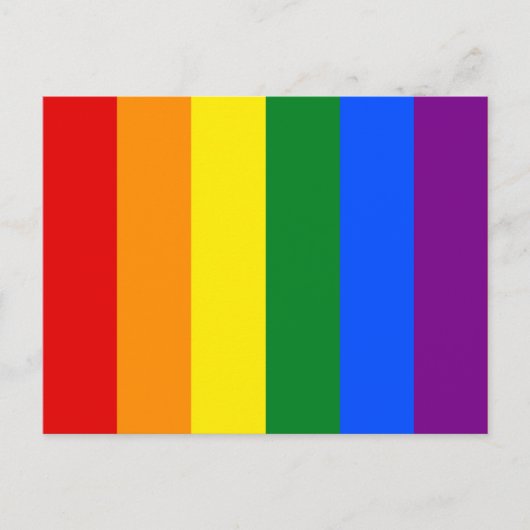 Die Farben des Regenbogens Postkarte (Vorderseite)