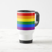 Die Farben des Regenbogens Reisebecher (VorderseiteRechts)