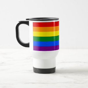 Die Farben des Regenbogens Reisebecher