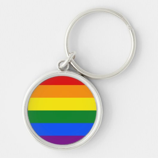 Die Farben des Regenbogens Schlüsselanhänger (Vorne)