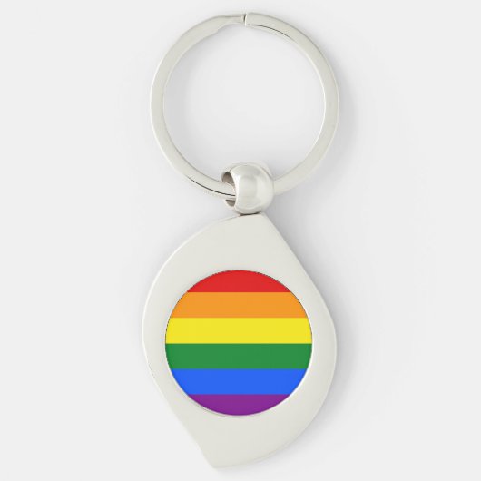 Die Farben des Regenbogens Schlüsselanhänger (Vorderseite)