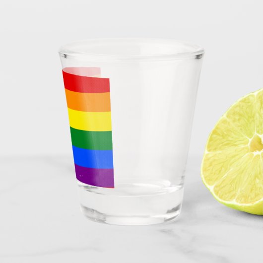 Die Farben des Regenbogens Schnapsglas (Rechts)