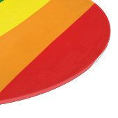 Die Farben des Regenbogens Schneidebrett (Ecke)