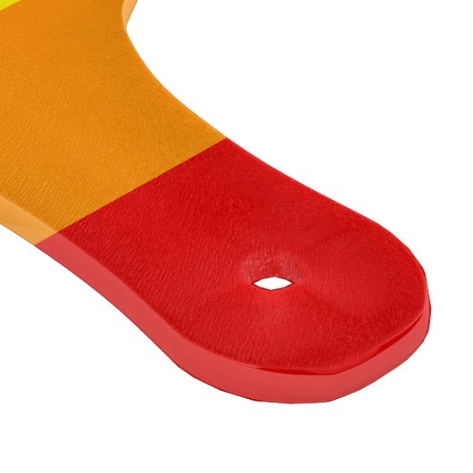 Die Farben des Regenbogens Schneidebrett (Ecke)