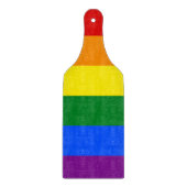 Die Farben des Regenbogens Schneidebrett (Vorderseite)