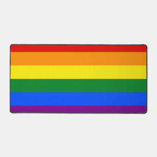 Die Farben des Regenbogens Schreibtischunterlage