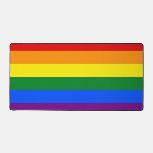 Die Farben des Regenbogens Schreibtischunterlage (Vorderseite)