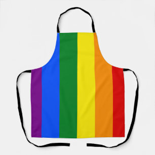 Die Farben des Regenbogens Schürze