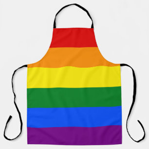 Die Farben des Regenbogens Schürze