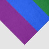 Die Farben des Regenbogens Seidenpapier (Detail)
