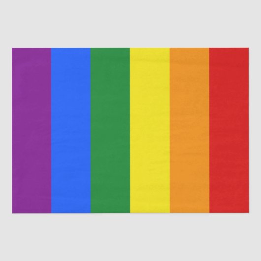 Die Farben des Regenbogens Seidenpapier (Vorderseite)