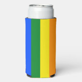 Die Farben des Regenbogens Selters Dosenkühler (Seltzer Rückseite)
