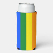 Die Farben des Regenbogens Selters Dosenkühler (Seltzer Vorderseite)