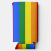 Die Farben des Regenbogens Selters Dosenkühler (Rückseite)