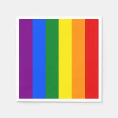 Die Farben des Regenbogens Serviette (Vorderseite)