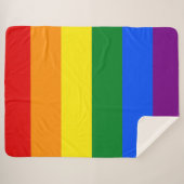 Die Farben des Regenbogens Sherpadecke (Vorderseite (Horizontal))