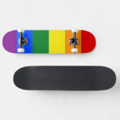 Die Farben des Regenbogens Skateboard (Horizontal)