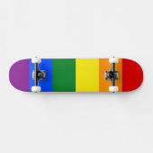 Die Farben des Regenbogens Skateboard (Horizontal)