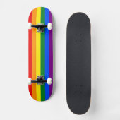 Die Farben des Regenbogens Skateboard (Vorderseite)