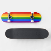 Die Farben des Regenbogens Skateboard (Horizontal)