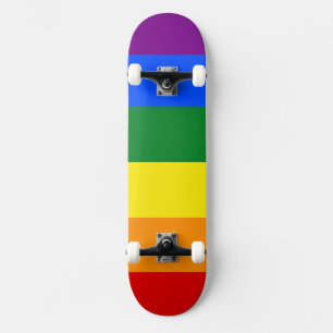 Die Farben des Regenbogens Skateboard