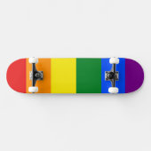Die Farben des Regenbogens Skateboard (Horizontal)