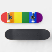 Die Farben des Regenbogens Skateboard (Horizontal)