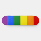Die Farben des Regenbogens Skateboard (Horizontal)