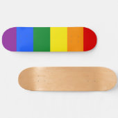 Die Farben des Regenbogens Skateboard (Horizontal)