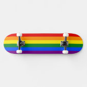 Die Farben des Regenbogens Skateboard (Horizontal)
