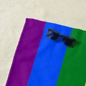 Die Farben des Regenbogens Strandtuch (Beispiel)