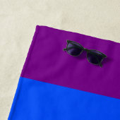 Die Farben des Regenbogens Strandtuch (Beispiel)