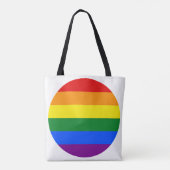 Die Farben des Regenbogens Tasche (Rückseite)