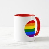 Die Farben des Regenbogens Tasse (VorderseiteRechts)