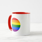 Die Farben des Regenbogens Tasse (Vorderseite Links)