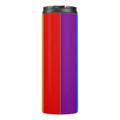 Die Farben des Regenbogens Thermosbecher (Rückseite)