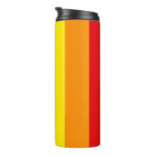 Die Farben des Regenbogens Thermosbecher (Nach rechts gedreht)