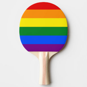Die Farben des Regenbogens Tischtennis Schläger