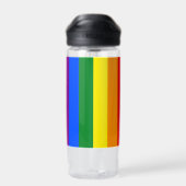Die Farben des Regenbogens Trinkflasche (Rückseite)